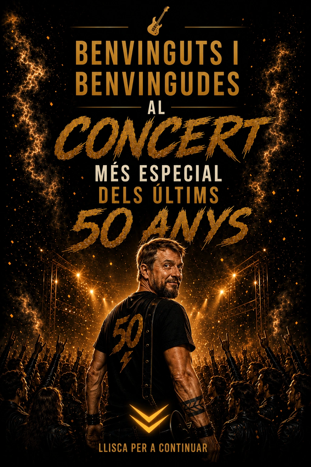 Benvingut al concert més especial dels últims 50 anys.
